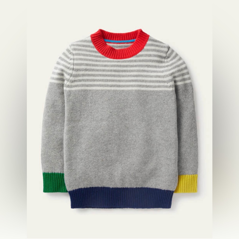 Boden Colourblock Crew Sweater ✨
